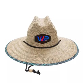 Natural Straw Wide-brim Hat